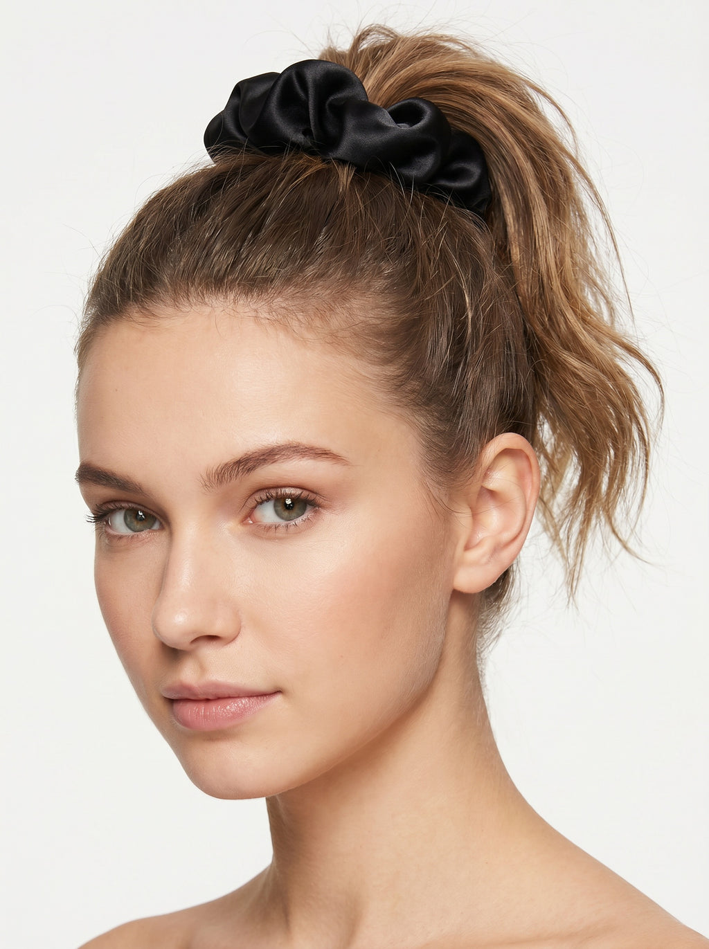 100% mulberry silk hair care classic scrunchie