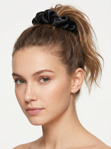 100% mulberry silk hair care classic scrunchie