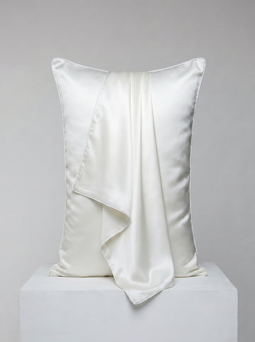 1pc 3D rolling edge 100% mulberry silk pillowcase,bride/bridesmaid gift