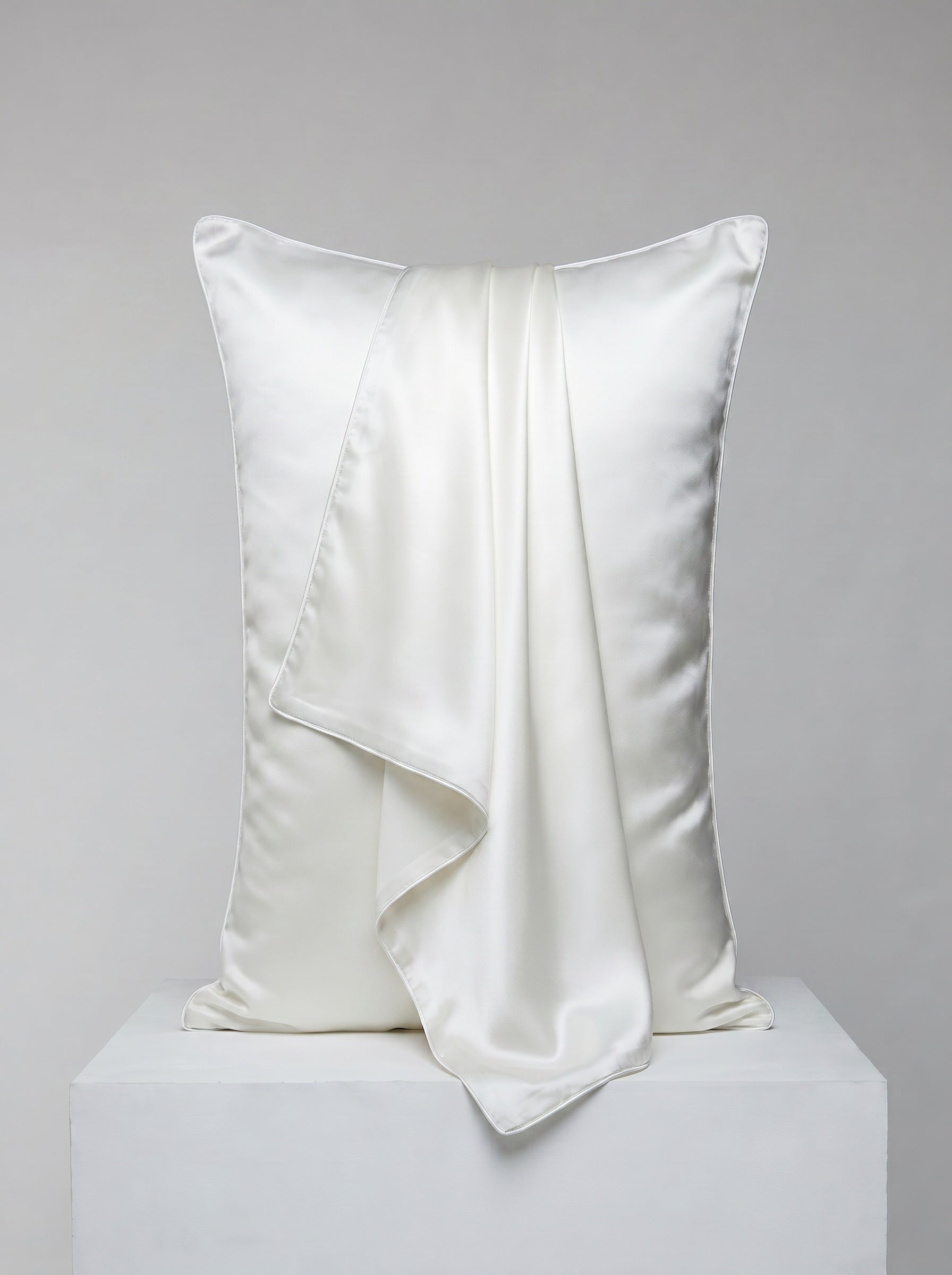 1pc 3D rolling edge 100% mulberry silk pillowcase,bride/bridesmaid gift
