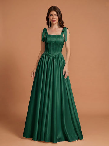 Tight corset design satin ball gown