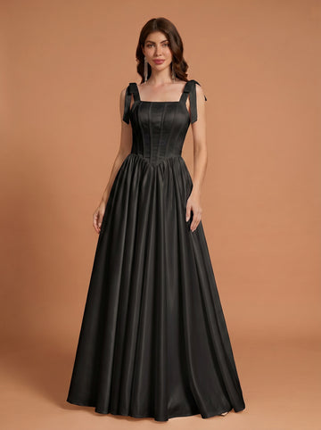 Tight corset design satin ball gown