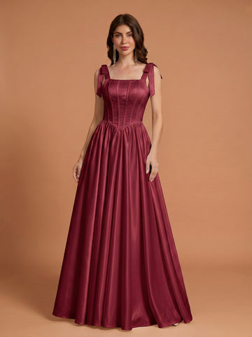 Tight corset design satin ball gown
