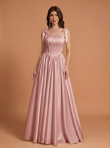 Tight corset design satin ball gown
