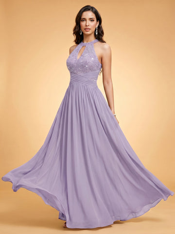 Off-shoulder hollow out wedding guest dress