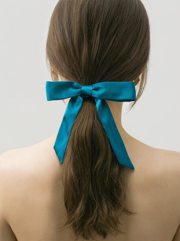 100% mulberry silk hair care Bow tie headband