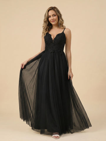 Handmade appliques Long Wedding dresses