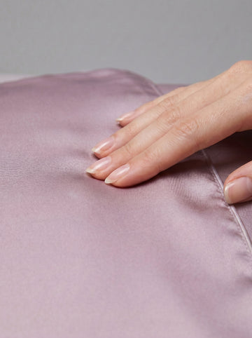 1pc 3D rolling edge 100% mulberry silk pillowcase,bride/bridesmaid gift