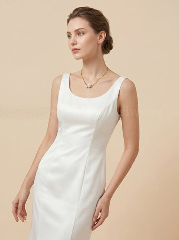 Sterling silver pearl Necklace,wedding jewelry