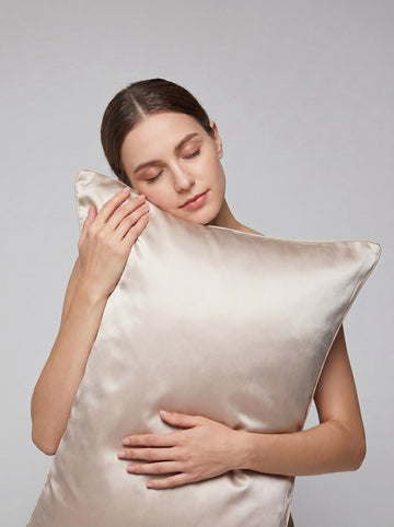 1pc 3D rolling edge 100% mulberry silk pillowcase,bride/bridesmaid gift