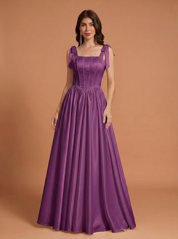 Tight corset design satin ball gown