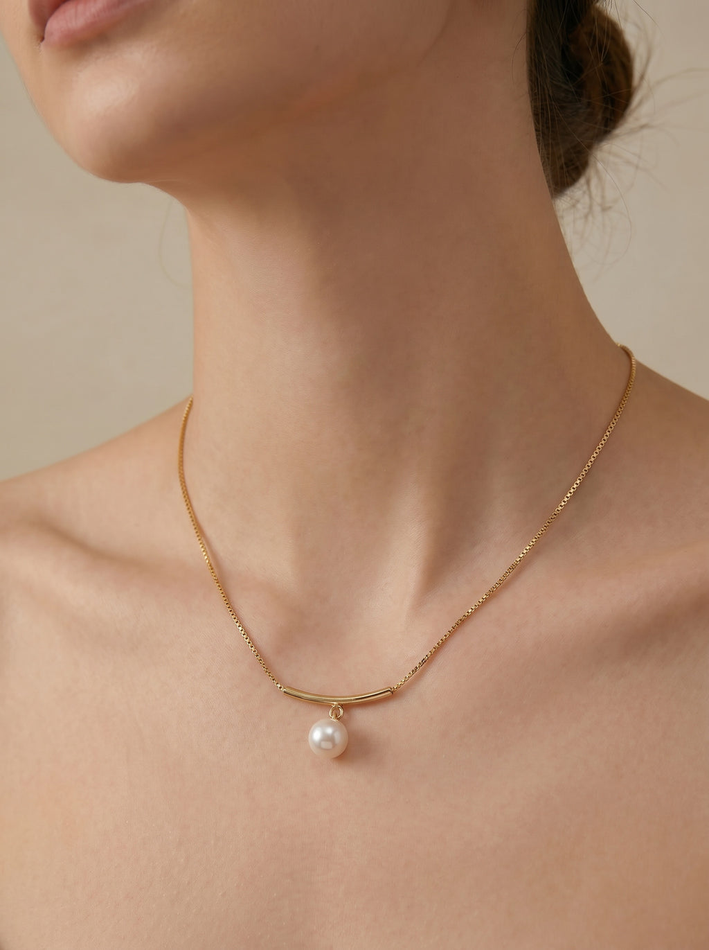 water droplet natural pearl necklace, wedding jewelry for bride/bridesmaid
