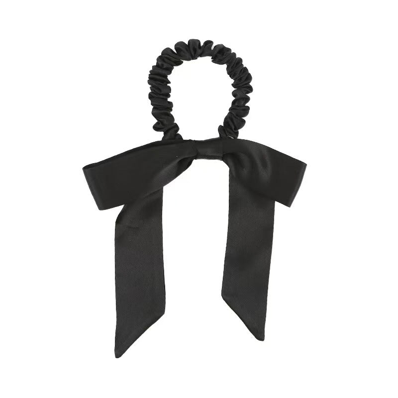 100% mulberry silk hair care Bow tie headband