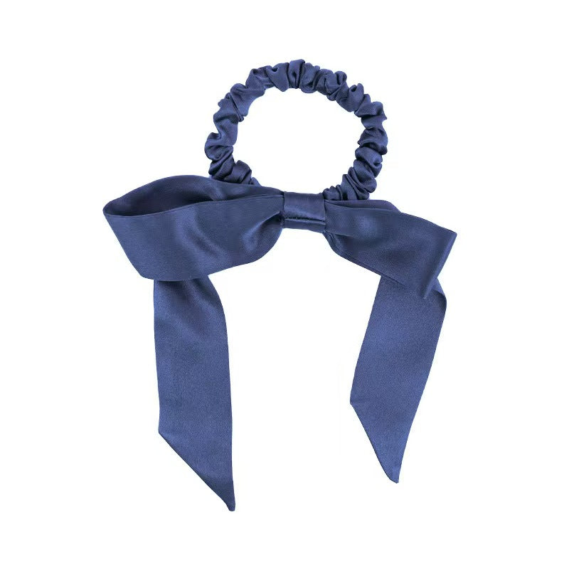 100% mulberry silk hair care Bow tie headband